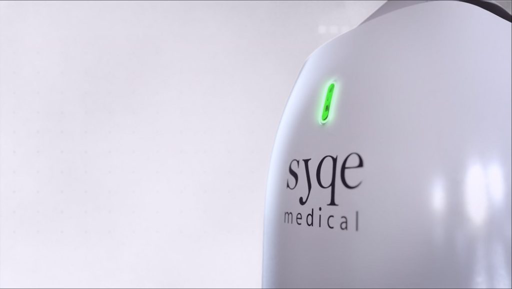 משאף רפואי היפר־ריאליסטי של חברת Syqe בהדמיית תלת־ממד.